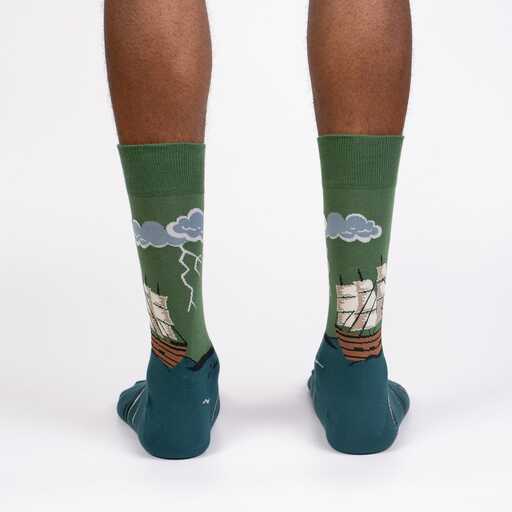 Stormy Seas Crew Socks Cats Like Us