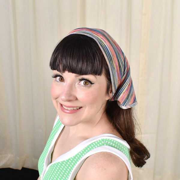 Striped Stretchy Hair Scarf Cats Like Us