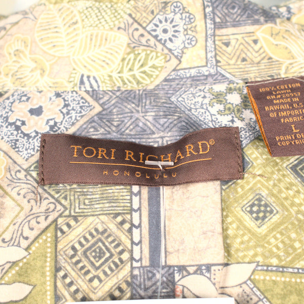 Subtle Floral Aloha Tiki Shirt Cats Like Us