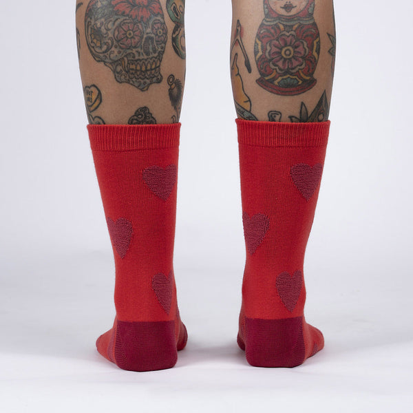 Sweet Fuzzy Hearts Socks Cats Like Us