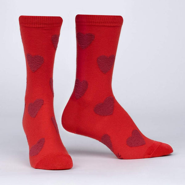 Sweet Fuzzy Hearts Socks Cats Like Us