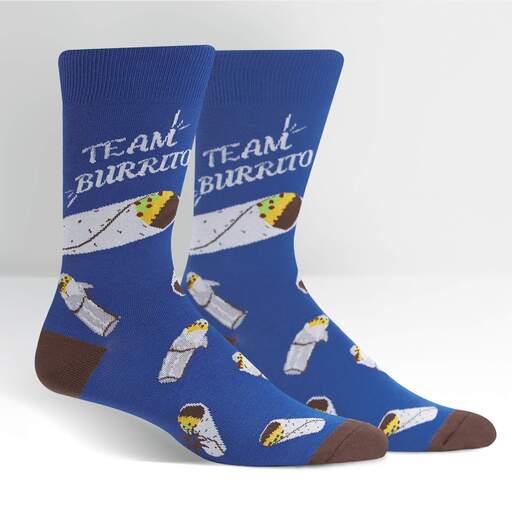 Team Burrito Crew Socks Cats Like Us
