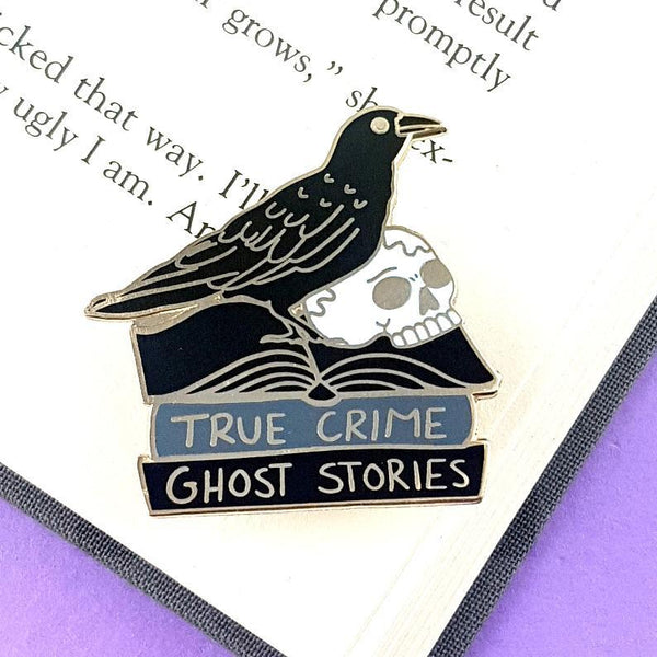 The Black Raven Reader Pin Cats Like Us