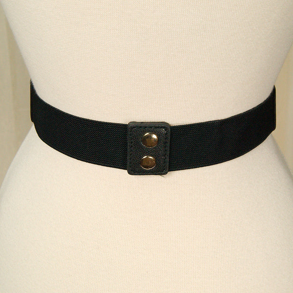 Thin Black Swirl Cinch Belt Cats Like Us