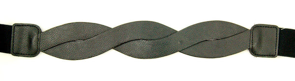 Thin Black Swirl Cinch Belt Cats Like Us