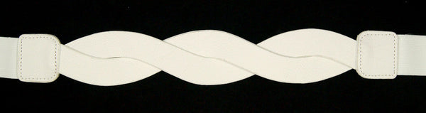 Thin White Swirl Cinch Belt Cats Like Us