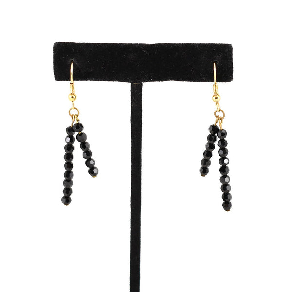 Tiny Bead Vintage Hanging Earrings Cats Like Us