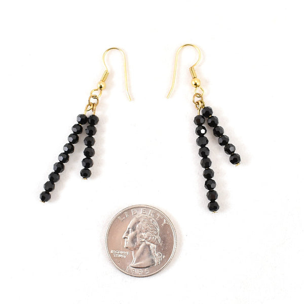 Tiny Bead Vintage Hanging Earrings Cats Like Us