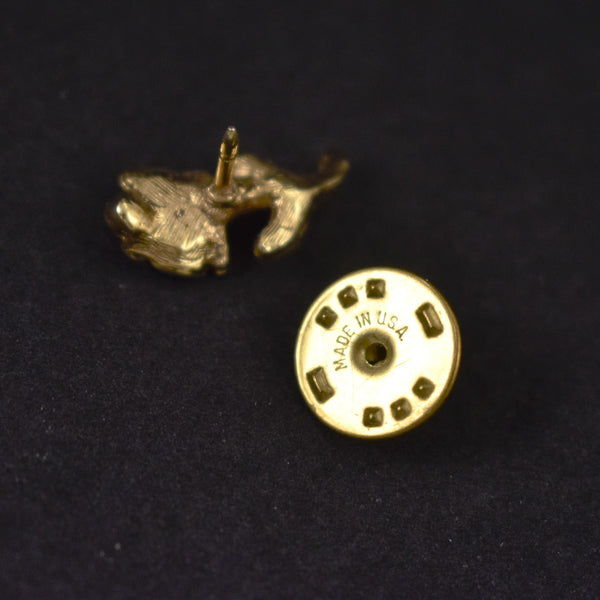 Tiny Gold Rose Tack Pin Cats Like Us
