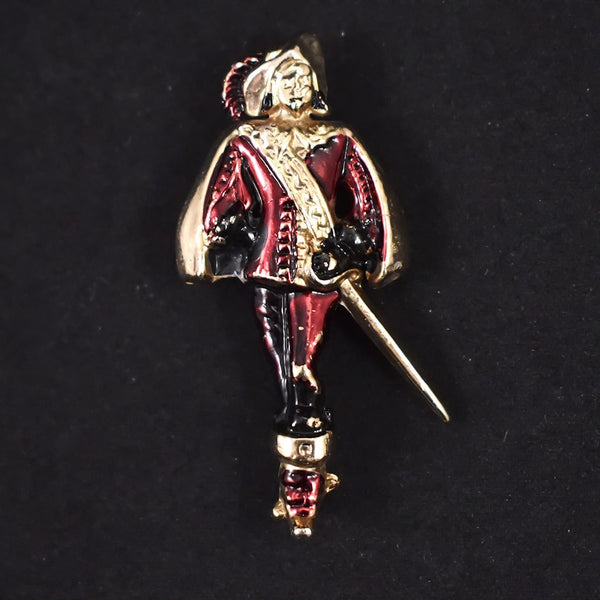 Tiny Musketeer Pin Brooch Cats Like Us
