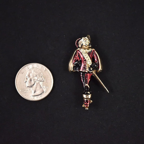 Tiny Musketeer Pin Brooch Cats Like Us