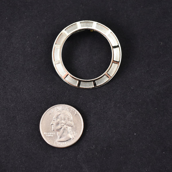 Tracks Vintage Circle Brooch Cats Like Us