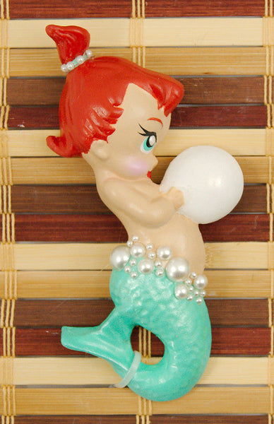 Turq Redhead Baby Mermaid Set Cats Like Us