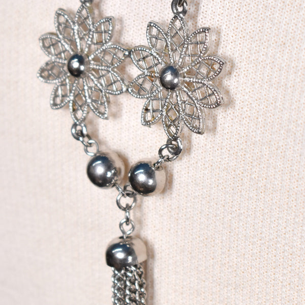 Twin Daisy Tassel Necklace Cats Like Us