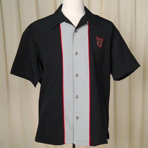 V8 Piped Bowling Shirt Cats Like Us