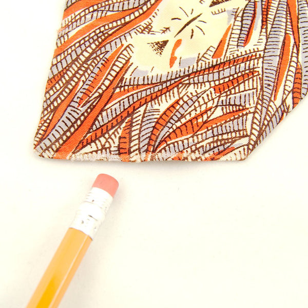 Vintage 1940s Abstract Feather Tie Cats Like Us