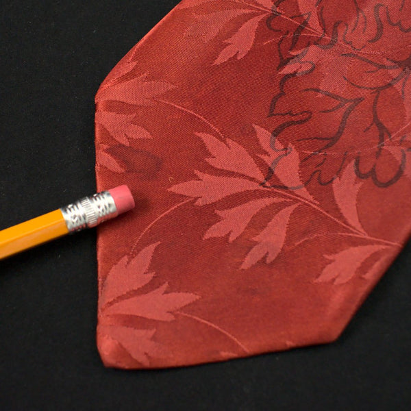 Vintage 1940s Golden Leaf & Floral Tie Cats Like Us