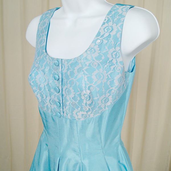 Vintage 1950s Baby Blue Dress Suit Cats Like Us