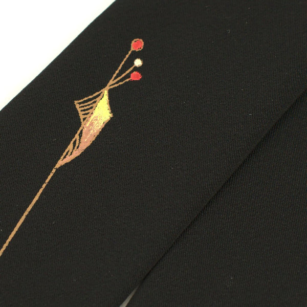 Vintage 1950s Black Handpainted Tie Cats Like Us