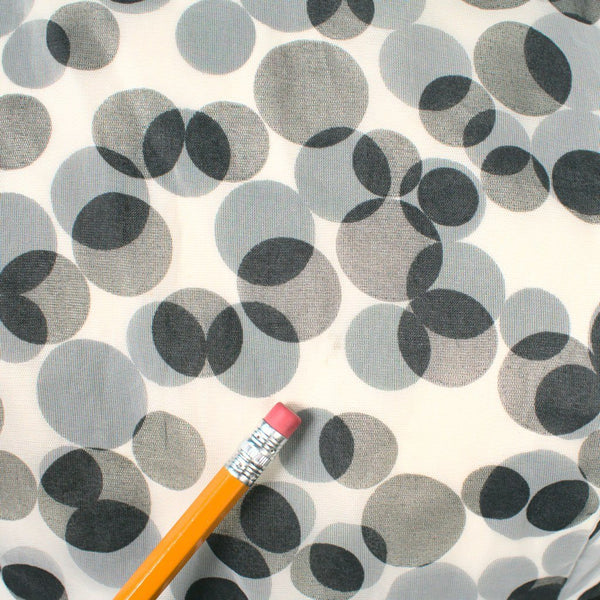 Vintage 1950s Black & White Swing Dress Cats Like Us