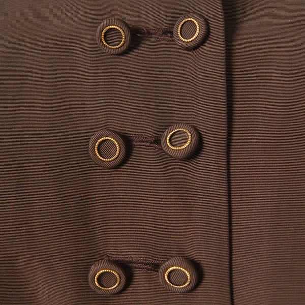 Vintage 1950s Chocolate Dress Suit Cats Like Us