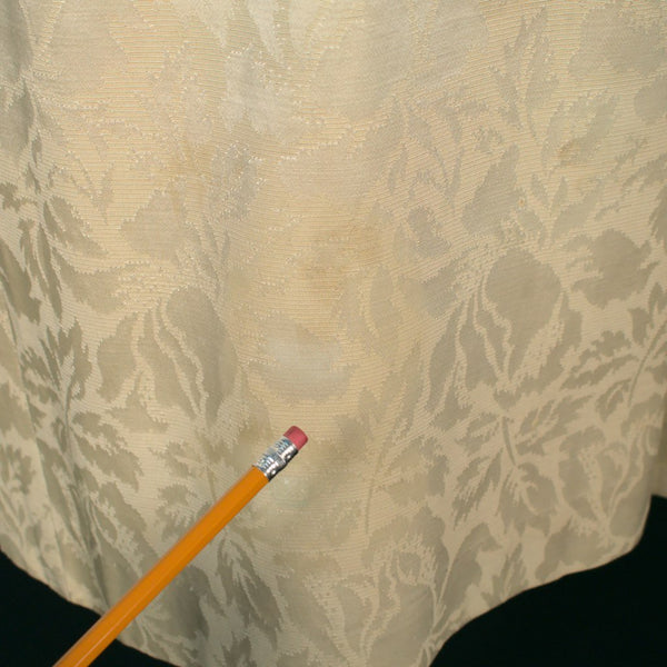 Vintage 1950s Cream Brocade Dress Suit Cats Like Us