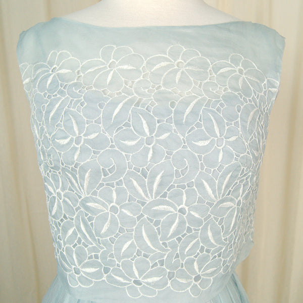 Vintage 1950s Eyelet Swing Dress Cats Like Us
