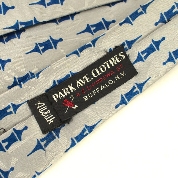 Vintage 1950s Gray & Blue Tie Cats Like Us