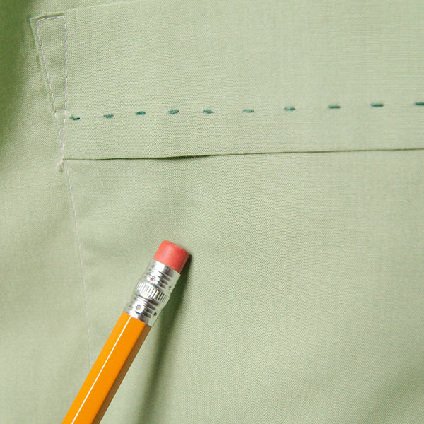 Vintage 1950s Green Contrast Mens Shirt Cats Like Us