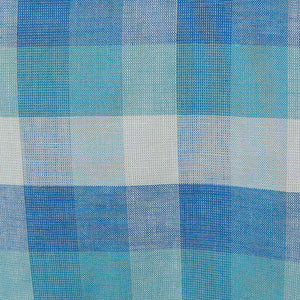 Vintage 1950s LS Blue Plaid Arrow Shirt Cats Like Us