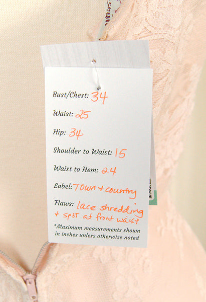 Vintage 1950s Lace Overlay Bow Dress Cats Like Us