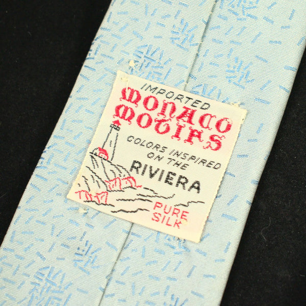 Vintage 1950s Ocean & Birds Skinny Tie Cats Like Us