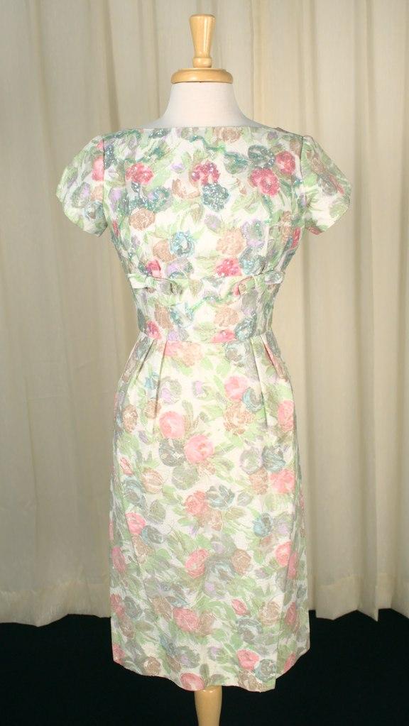 Vintage 1950s Pastel Sequin Women's Dress by Mardi Gras New York – Cats  Like Us
