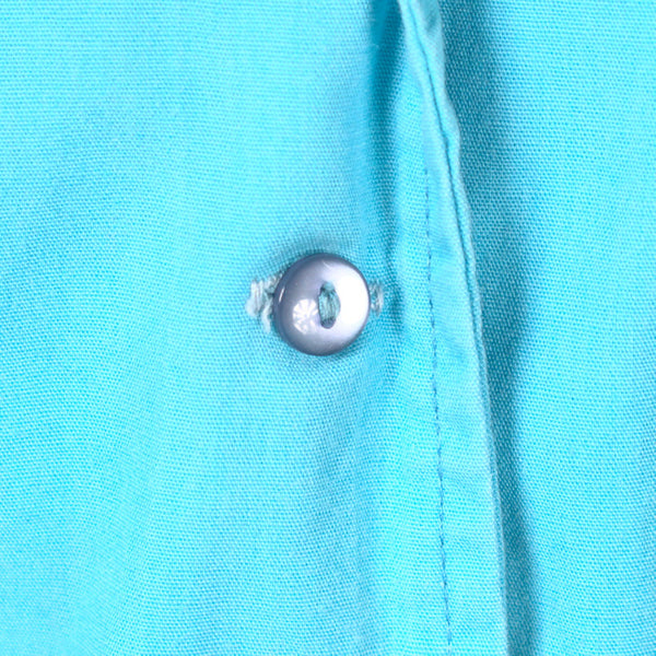 Vintage 1950s Sky Blue Shirt Dress Cats Like Us