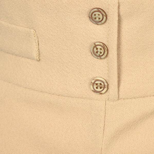 Vintage 1960s Khaki Mini Skirt Cats Like Us