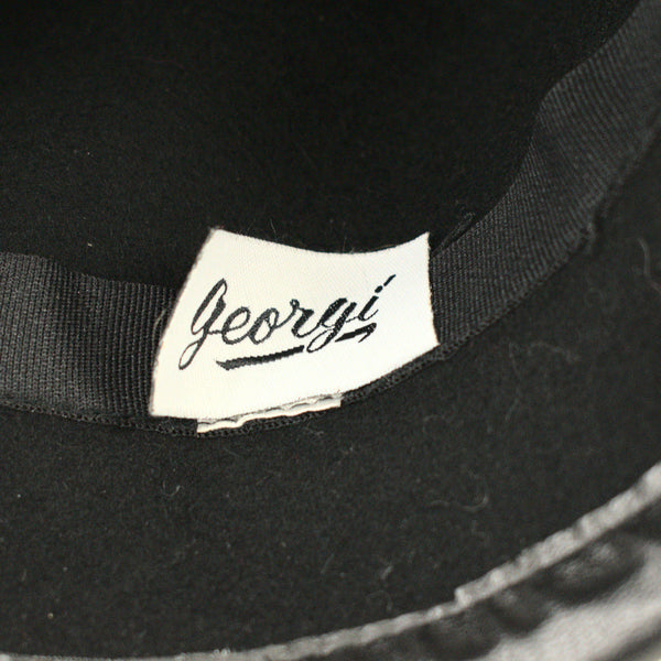 Vintage 1970s does 1920s Black Hat Cats Like Us