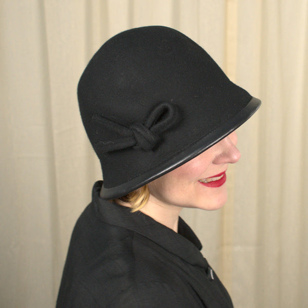 Vintage 1970s does 1920s Black Hat Cats Like Us