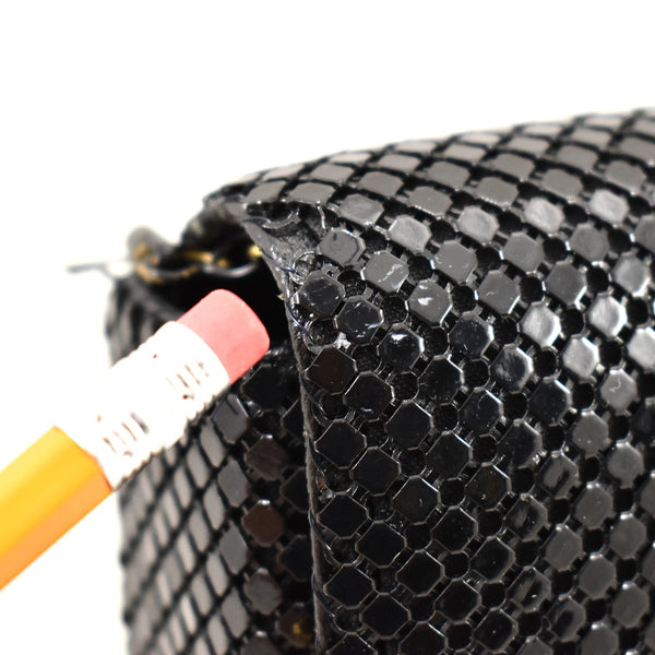 Vintage 70s does 1950s Mesh Clutch Bag Cats Like Us