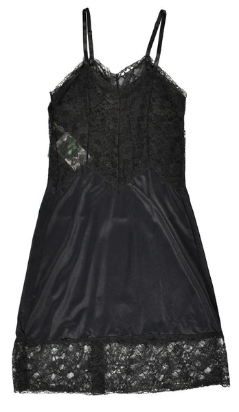 Vintage Black Sheer Lacy Full Slip Cats Like Us