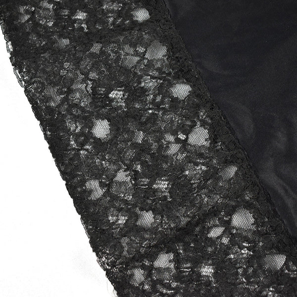 Vintage Black Sheer Lacy Full Slip Cats Like Us