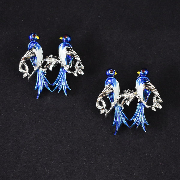 Vintage Blue Bird Scatter Pins Cats Like Us