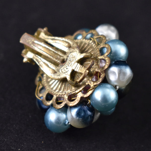 Vintage Blue & Gold Necklace Set Cats Like Us