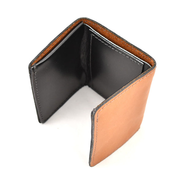 Vintage Brown Leather Billfold Wallet Cats Like Us