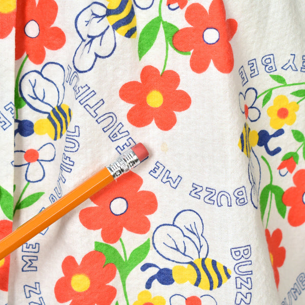 Vintage Bumble Bee Smock Top Apron Cats Like Us