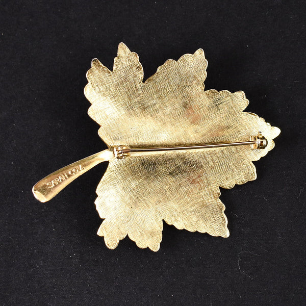 Vintage Coventry Whispering Leaf Brooch Cats Like Us