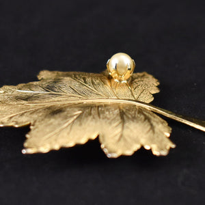 Vintage Coventry Whispering Leaf Brooch Cats Like Us