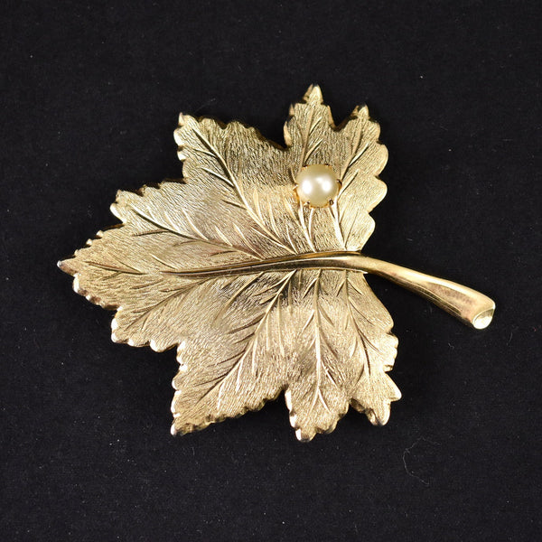 Vintage Coventry Whispering Leaf Brooch Cats Like Us