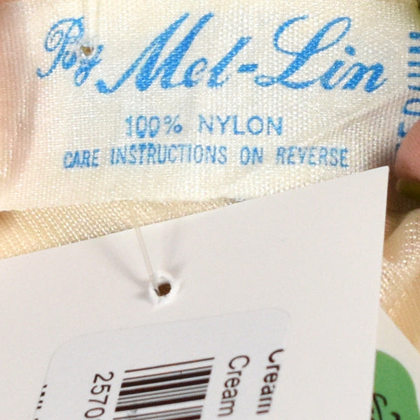 Vintage Cream High Slit Half Slip W24-34 Cats Like Us