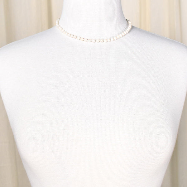 Vintage Iridescent Pearl Necklace Cats Like Us