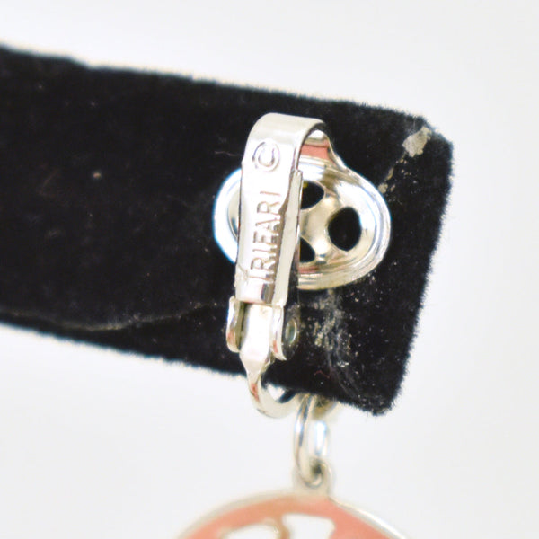 Vintage Little Silver Hoop Earrings Cats Like Us